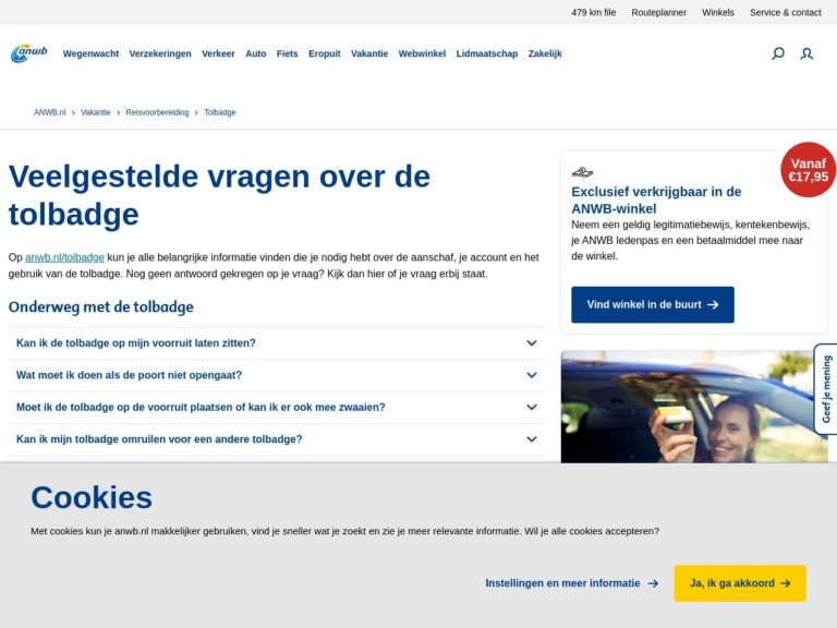 Inloggen bij Anwb Area Inloggen Bij