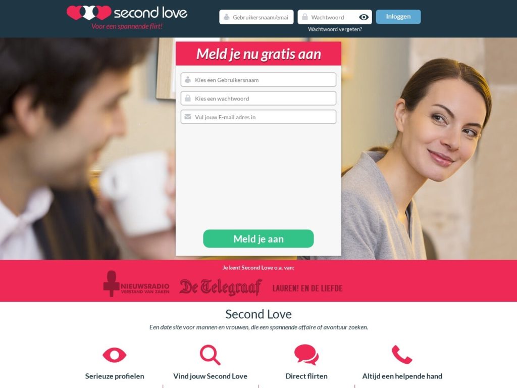 Inloggen bij Second Love – Inloggen Bij